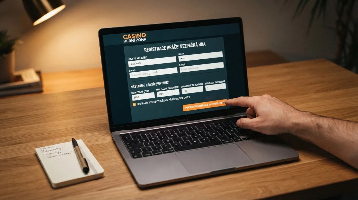 Úřední dokument s českou licencí pro online casino — razítko Ministerstva financí ČR na listině