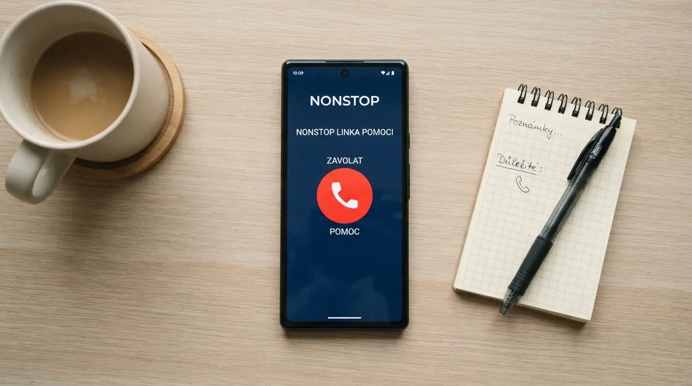 Telefon s nonstop linkou pomoci a tlačítko panic button – nástroje ochrany